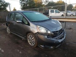 Honda salvage cars for sale: 2013 Honda FIT Sport