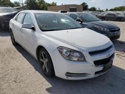 Chevrolet salvage cars for sale: 2012 Chevrolet Malibu 1LT