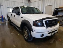 Salvage cars for sale from Copart Franklin, WI: 2008 Ford F150 Supercrew