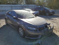 Honda salvage cars for sale: 2018 Honda Civic LX