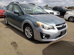 Salvage cars for sale at New Britain, CT auction: 2012 Subaru Impreza Sport Premium