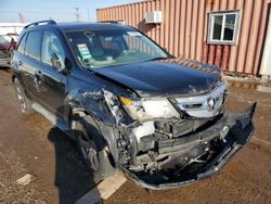 Salvage cars for sale from Copart Dyer, IN: 2009 Acura MDX Sport
