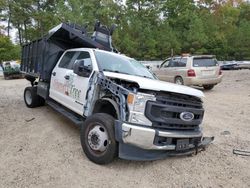 Salvage trucks for sale at Sandston, VA auction: 2021 Ford F550 Super Duty