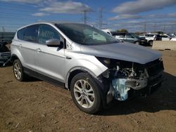 Salvage cars for sale at Dyer, IN auction: 2017 Ford Escape SE