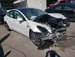 Salvage cars for sale from Copart Anthony, TX: 2022 Tesla Model 3