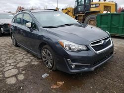 Salvage cars for sale from Copart Woodhaven, MI: 2016 Subaru Impreza Sport Premium