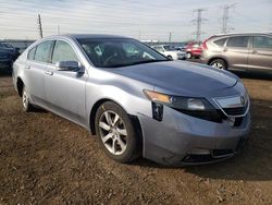 Salvage cars for sale from Copart Dyer, IN: 2012 Acura TL