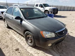 Salvage cars for sale at Andrews, TX auction: 2004 KIA Spectra LX