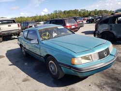 Salvage cars for sale at Savannah, GA auction: 1987 Mercury Cougar LS