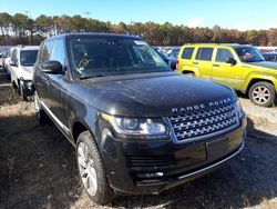 Salvage cars for sale at Brookhaven, NY auction: 2015 Land Rover Range Rover Supercharged