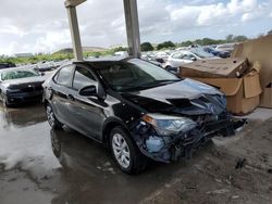 Salvage cars for sale at West Palm Beach, FL auction: 2016 Toyota Corolla L