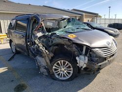 Salvage cars for sale at Dyer, IN auction: 2011 Toyota Sienna XLE