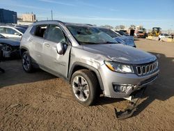 Salvage cars for sale at Dyer, IN auction: 2019 Jeep Compass Limited