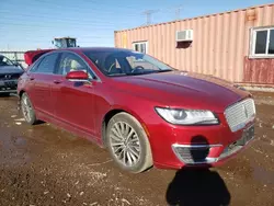 Lincoln salvage cars for sale: 2018 Lincoln MKZ Select