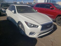 Salvage cars for sale at Dyer, IN auction: 2019 Infiniti Q50 Luxe