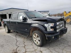 Salvage trucks for sale at Sikeston, MO auction: 2016 Ford F150 Supercrew