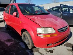 Chevrolet Aveo salvage cars for sale: 2004 Chevrolet Aveo