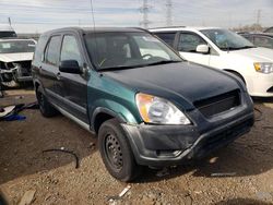 Salvage cars for sale at Dyer, IN auction: 2004 Honda CR-V EX
