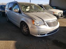 Salvage vehicles for parts for sale at auction: 2011 Chrysler Town & Country Touring L