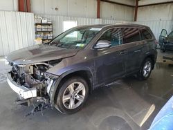 Salvage cars for sale from Copart Albany, NY: 2016 Toyota Highlander Limited