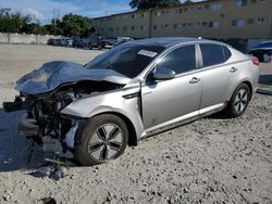 Salvage cars for sale at Opa Locka, FL auction: 2013 KIA Optima Hybrid