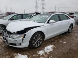 Audi salvage cars for sale: 2016 Audi A8 L Quattro