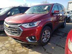 Salvage cars for sale at Pekin, IL auction: 2020 Chevrolet Traverse LT