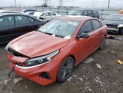 Salvage cars for sale at Dyer, IN auction: 2022 KIA Forte GT Line