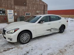 Salvage cars for sale at Rapid City, SD auction: 2016 Infiniti Q70 3.7