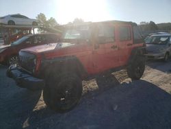 Salvage cars for sale at Prairie Grove, AR auction: 2017 Jeep Wrangler Unlimited Sahara