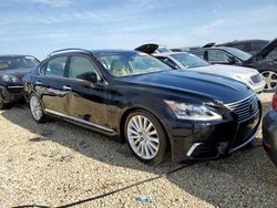 Carros salvage para piezas a la venta en subasta: 2017 Lexus LS 460L