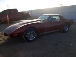 Chevrolet Corvette salvage cars for sale: 1975 Chevrolet Corvette