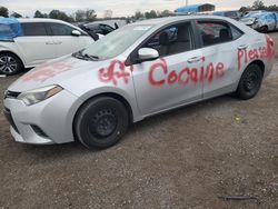 Salvage cars for sale from Copart Newton, AL: 2016 Toyota Corolla L