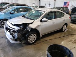 Salvage cars for sale at Franklin, WI auction: 2016 Nissan Versa S