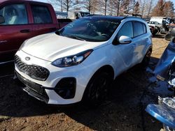 Salvage cars for sale at Bridgeton, MO auction: 2021 KIA Sportage S