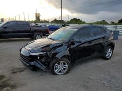 Salvage cars for sale at Miami, FL auction: 2022 Hyundai Kona SEL
