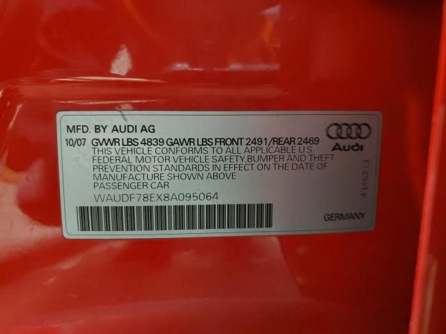 2008 Audi A4 2.0T Quattro