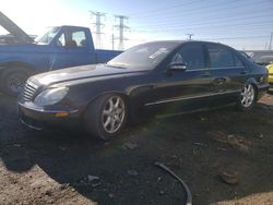 Salvage cars for sale from Copart Dyer, IN: 2003 Mercedes-Benz S 430 4matic