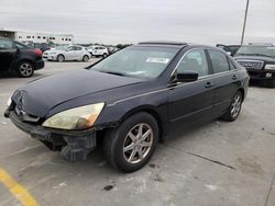 Honda salvage cars for sale: 2003 Honda Accord EX