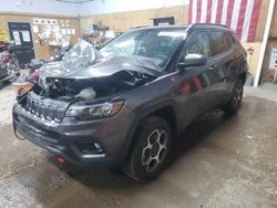 Salvage cars for sale at Kincheloe, MI auction: 2022 Jeep Compass Trailhawk