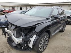 Salvage cars for sale at Louisville, KY auction: 2022 Hyundai Santa FE Calligraphy