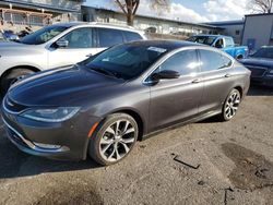 Salvage cars for sale from Copart Albuquerque, NM: 2015 Chrysler 200 C
