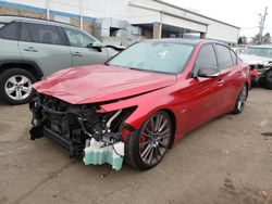 Vehiculos salvage en venta de Copart New Britain, CT: 2017 Infiniti Q50 RED Sport 400