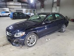 Salvage cars for sale at North Billerica, MA auction: 2017 Mercedes-Benz C 300 4matic