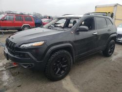 Salvage cars for sale at Cahokia Heights, IL auction: 2015 Jeep Cherokee Trailhawk