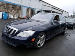 Salvage cars for sale at New Britain, CT auction: 2010 Mercedes-Benz S 550 4matic