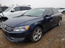 Salvage cars for sale at Bridgeton, MO auction: 2014 Volkswagen Passat SE