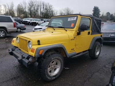 Salvage cars for sale from Copart Portland, OR: 2006 Jeep Wrangler / TJ Sport