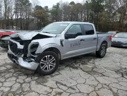 Ford salvage cars for sale: 2021 Ford F150 Supercrew