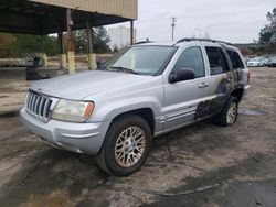 Salvage cars for sale from Copart Gaston, SC: 2004 Jeep Grand Cherokee Limited